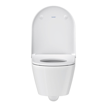 Подвесной унитаз безободковый Duravit D-Neo 45880900A1 с сиденьем фото