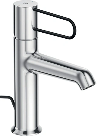 Смеситель для раковины Jacob Delafon Odeon Rive Gauche E21028-BL-CP хром/черный фото