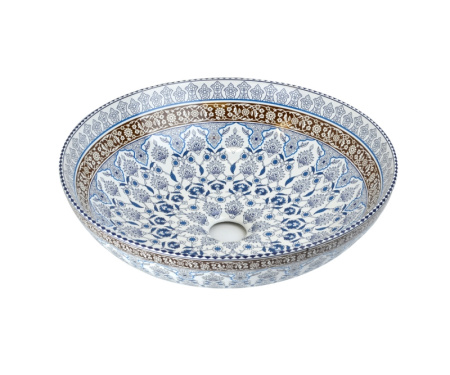 Накладная раковина Bronze de Luxe 1008 40x40 марракеш фото