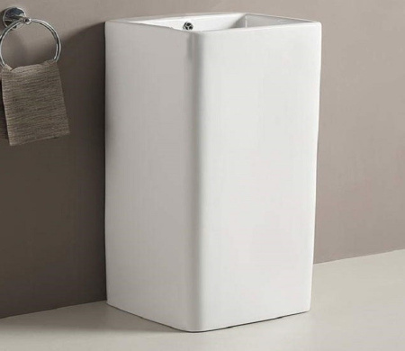 Напольная раковина CeramaLux P7005L 40х40 фото