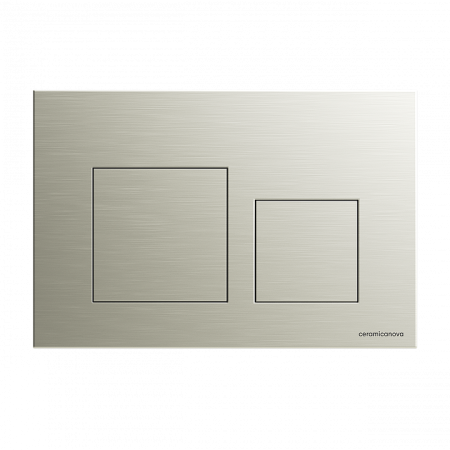 Клавиша смыва для унитаза Ceramicanova Balance Square CN12-002BN брашированный никель фото