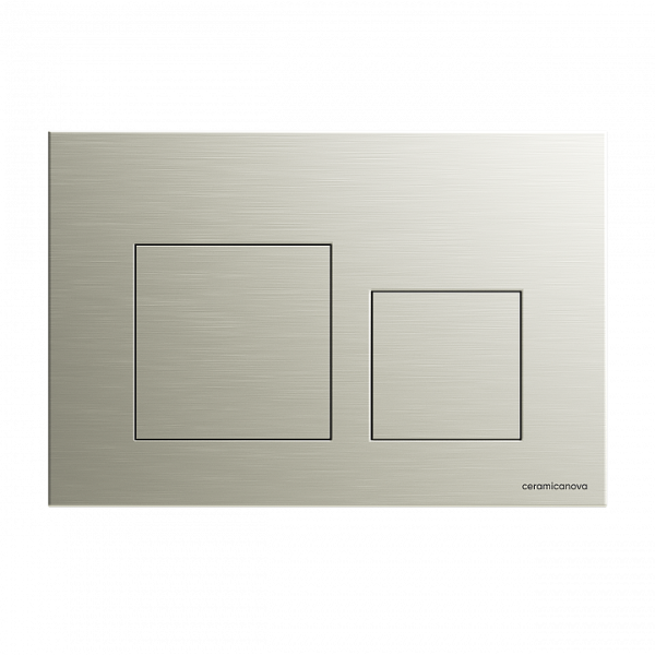 Клавиша смыва для унитаза Ceramicanova Balance Square CN12-002BN брашированный никель фото
