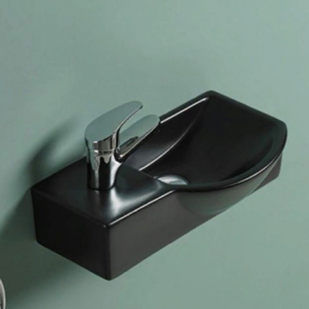 Мини-раковина CeramaLux NC 7947ARMB 40х22 фото