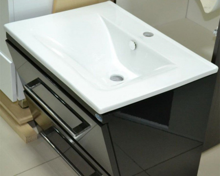 Тумба под раковину Bellezza Берта-60 черная фото