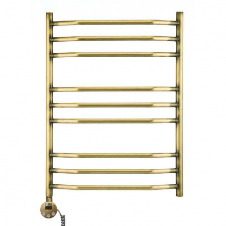 Полотенцесушитель электрический Domoterm Лаура П9 (500х700) (бронза) левый фото