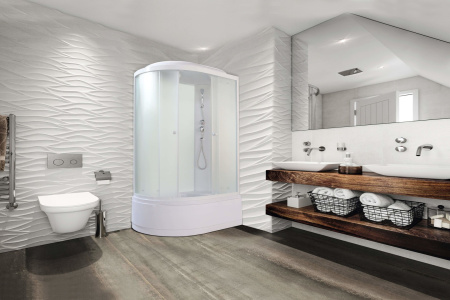 Душевая кабина Parly Bianco EB1221R 120x80 фото