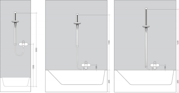 Душевой гарнитур Hansgrohe PuraVida 150 3jet 27853400 90 см фото