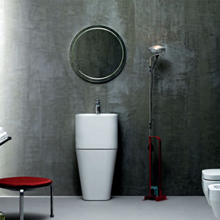 Раковина с бельевой корзиной Azzurra Tandem ULI200/1 bi*1 фото