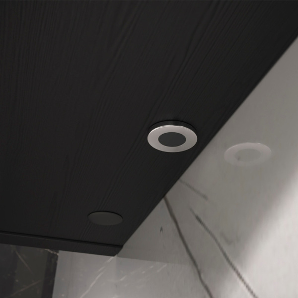 Шкаф подвесной со стеклом EQUIL Stoune sSTOUNE25.1D.R/L-35 дуб черный фото