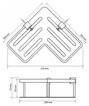 Мыльница настенная Bemeta Cytro 146208092 фото