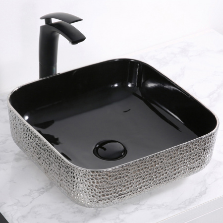 Накладная раковина CeramaLux NC D1303H020 38,5х38,5 фото