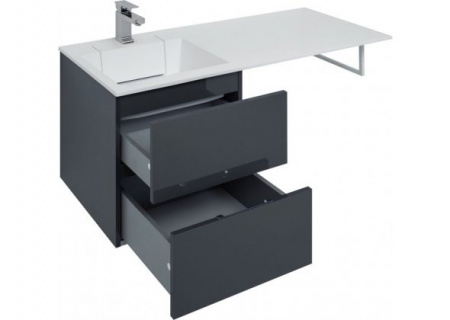 Тумба с раковиной под стиральную машину Aquanet Алвита 120 00243777 L фото