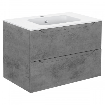Тумба под раковину Vincea Norma VMC-2N800BT 80 см бетон фото
