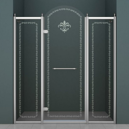 Душевая дверь Cezares Retro RETRO-B-13-130-CP-Cr-L 130 см хром L фото