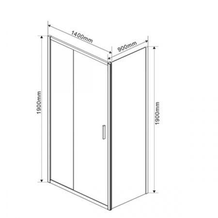 Душевой уголок Vincea Garda VSR-1G9014CH фото