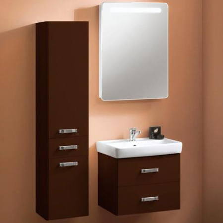 Тумба под раковину Акватон Америна 60 1A135401AM430 темно-коричневая фото