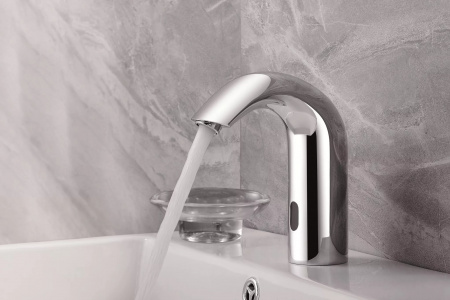 Бесконтактный смеситель для раковины Lemark Project LM4652CE-220V фото