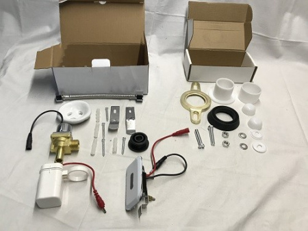 Писсуар сенсорный CeramaLux Х529S слив в пол фото