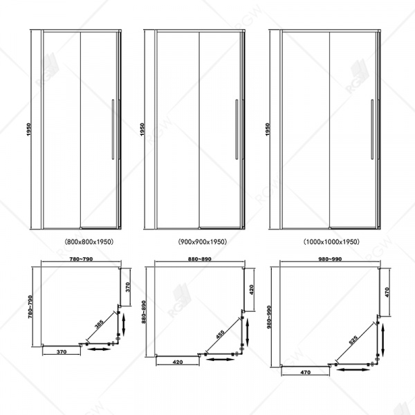Душевой уголок RGW Stilvol SV-31 32323100-11 100x100 фото
