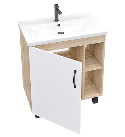 Тумба под раковину Grossman Флай 70 107001 белая фото