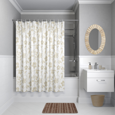 Текстильная шторка для ванной комнаты 200*240 Iddis Basic B40P224i11 фото