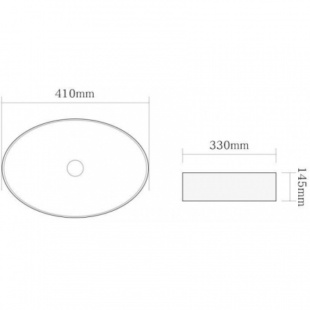 Накладная раковина SantiLine SL-1016 40x33 фото