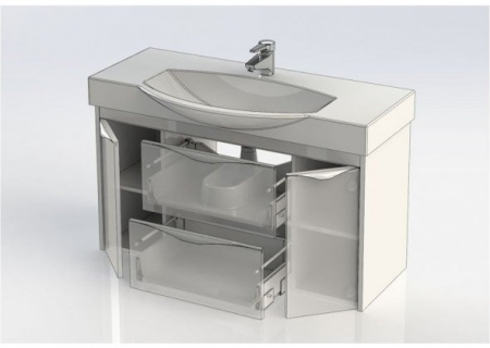 Тумба с раковиной Aquanet Франка 105 00213056 фото