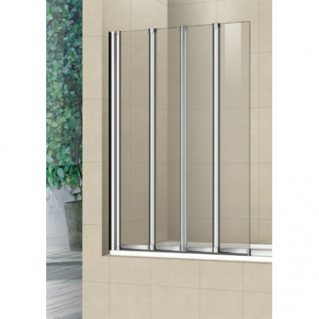 Шторка для ванны складная WeltWasser WW100 100ZF4-100 100 см прозрачное стекло фото