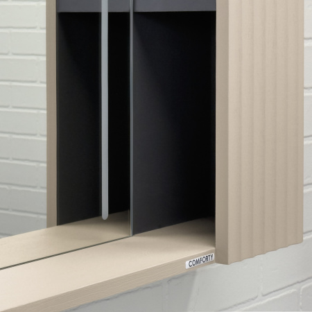 Зеркало-шкаф Comforty Ангара-90 00-00019940 дуб латте фото