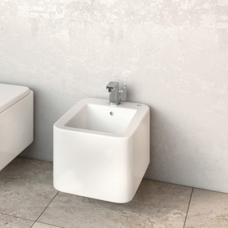 Биде подвесное Roca Element 357576000 с отверстием под смеситель фото