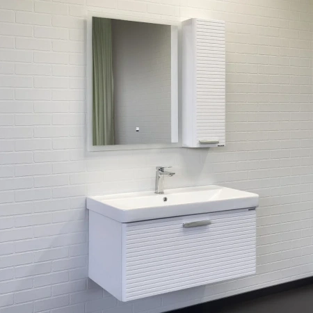 Подвесной шкаф в ванну Comfortу Танжер 00-00017882CF белый матовый фото