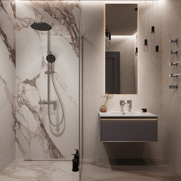 Душевая система Vincea Puro VSFS-5P1CH хром фото