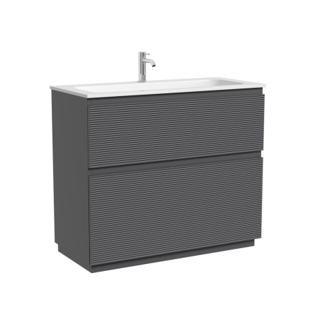 Тумба под раковину Sancos Folk Floor FL100FGS Grey soft фото