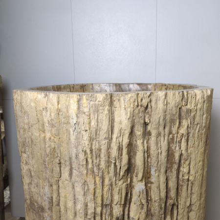 Раковина напольная из окаменелого дерева ODN-01499 (68*55*90) фото