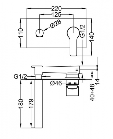 Смеситель для раковины Cezares Dolce DOLCE-BLS2-01-W0 фото