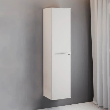 Шкаф-пенал Comfortу Мадрид 00-00017855CF серый шелк фото