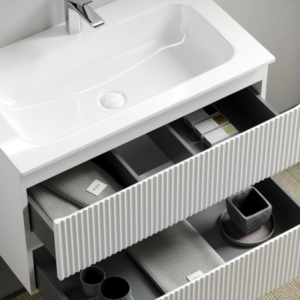 Тумба под раковину Sancos Snob R SNR80W Bianco фото