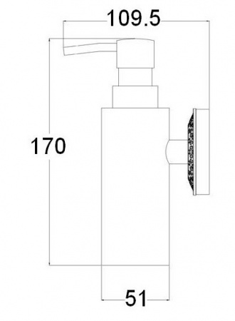 Дозатор для жидкого мыла Zorg Antic AZR 16 SL фото