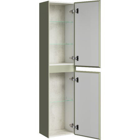 Шкаф-пенал Aqwella Geometria GE0535SH шалфей зелёный фото