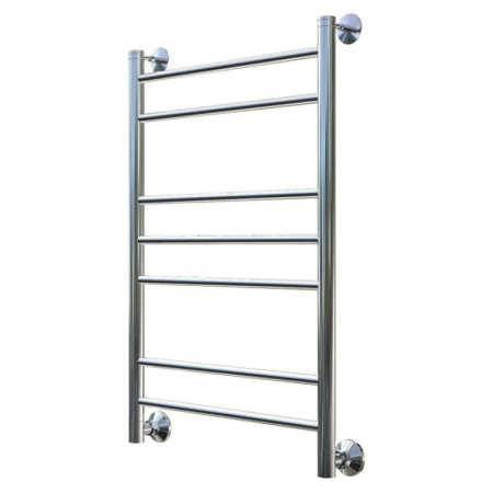 Водяной полотенцесушитель 800х500 Декор Bronze de Luxe (Хром) фото