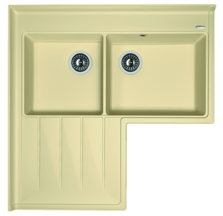 Кухонная мойка АДРИЯ Florentina 20.380.L0960 шампань фото
