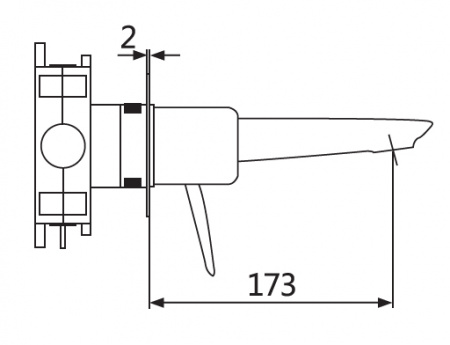 Смеситель для раковины Oute T105 T10521 фото