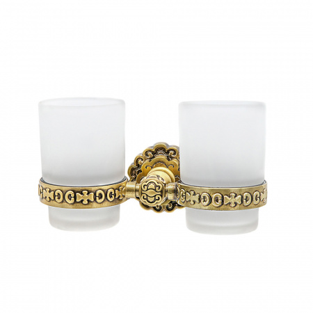 Два стакана для зубных щеток Milacio Villena MC.904.BR бронза фото