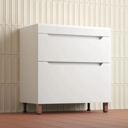 Тумба напольная Style Line Остин 80 ЛС-00002393 белая фото