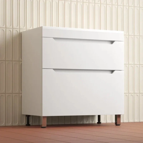 Тумба напольная Style Line Остин 80 ЛС-00002393 белая фото