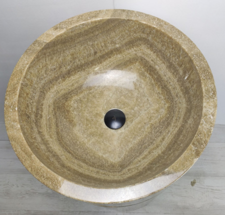 Напольная раковина из оникса Indo Sunset OS-00177 фото