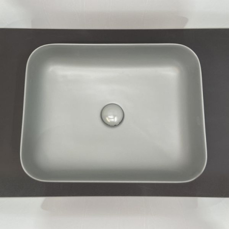 Накладная раковина Comforty T-Y9378MH 00-00007639 50x39 серая матовая фото