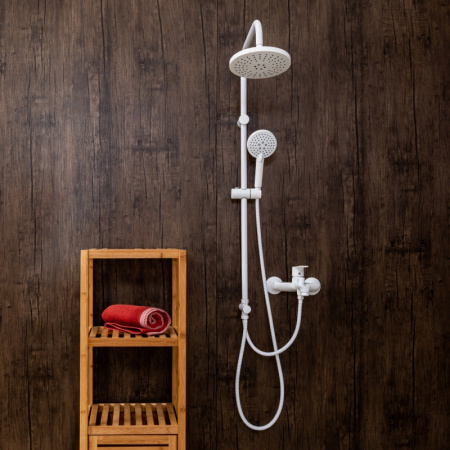 Душевая система Orange O-Shower OW02w Белый глянец фото