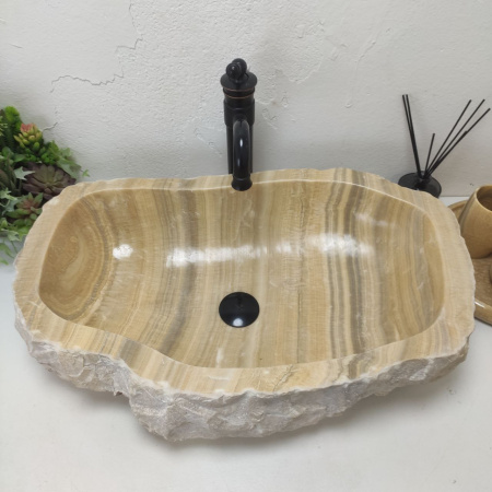 Накладная раковина из оникса Erozy Multy EO-01595 (67*43*15) фото