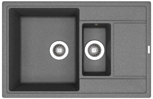 Кухонная мойка ЛИПСИ 780К Florentina 20.250.D0780 чёрный фото